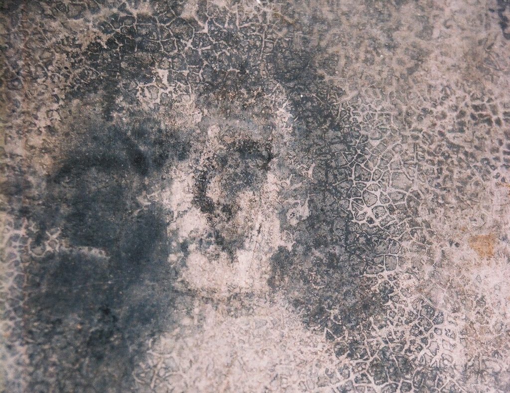 An alleged face in The House of the Faces. Photo Credits: Cesar Tort