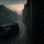Resistance fighters prepare during Operation Anthropoid in Prague at dawn